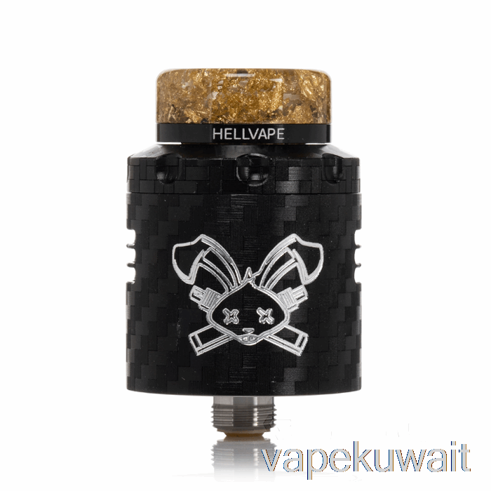 Hellvape Dead Rabbit V3 24mm RDA ألياف الكربون الأسود فيب الكويت